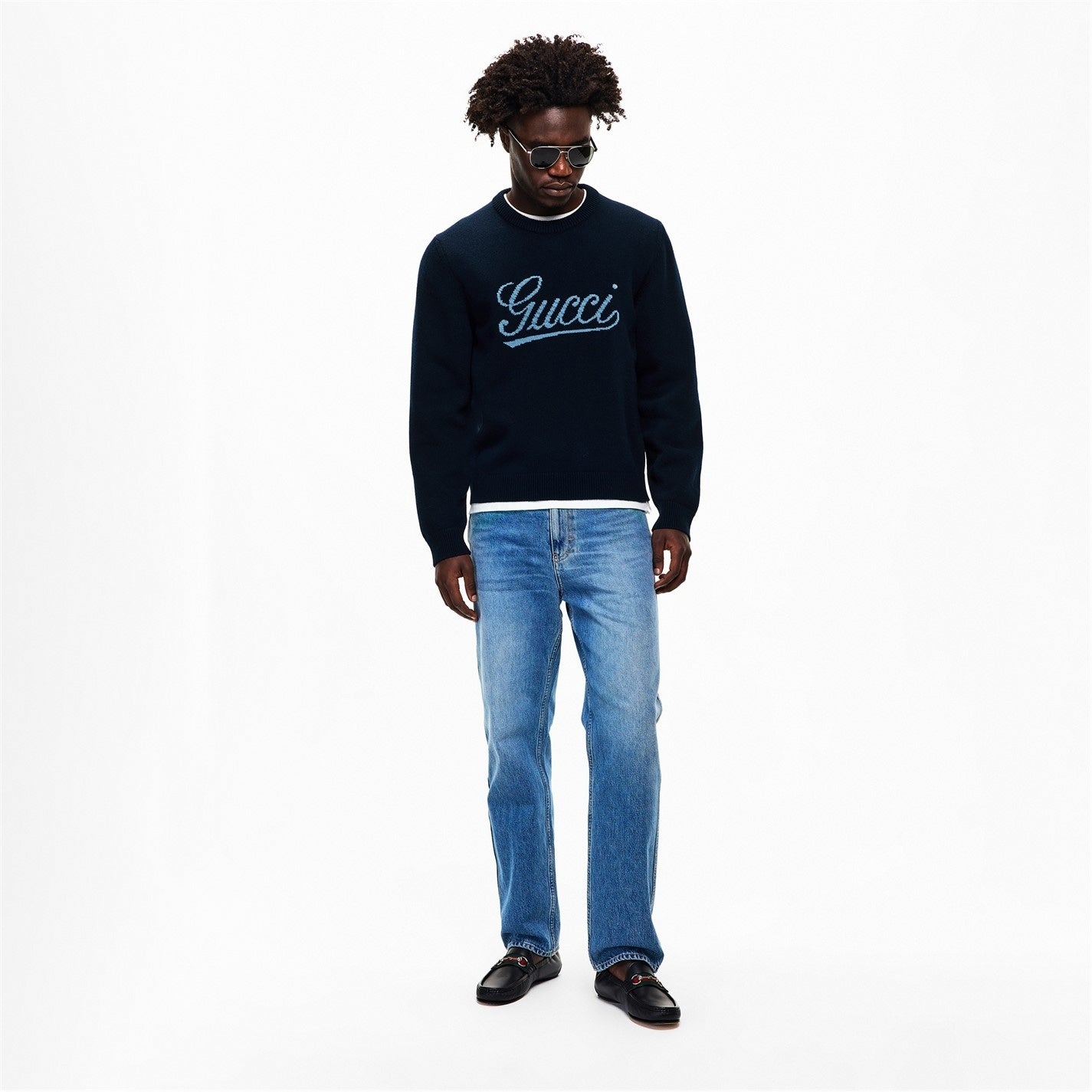 Gucci Script Logo Crew Neck Jumper - image 6