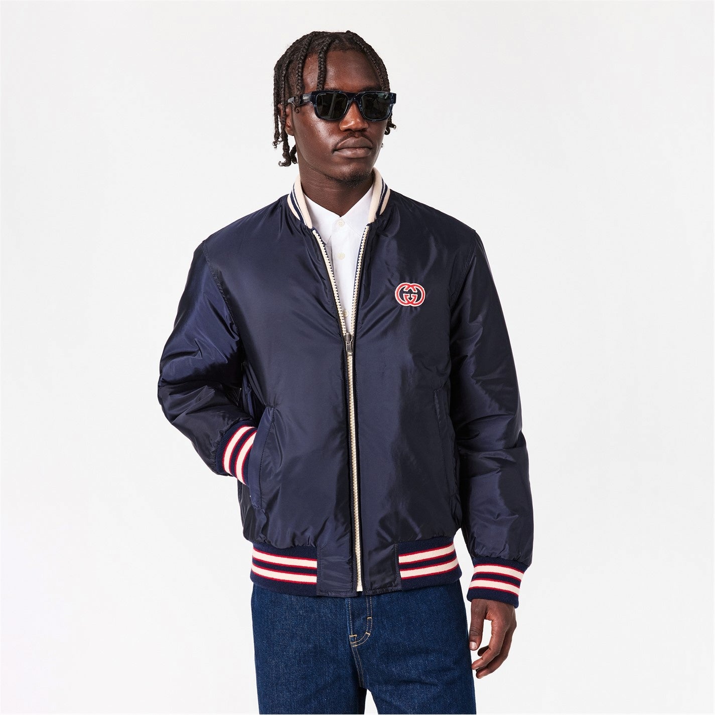 Gucci Reversible GG Bomber Jacket - image 5