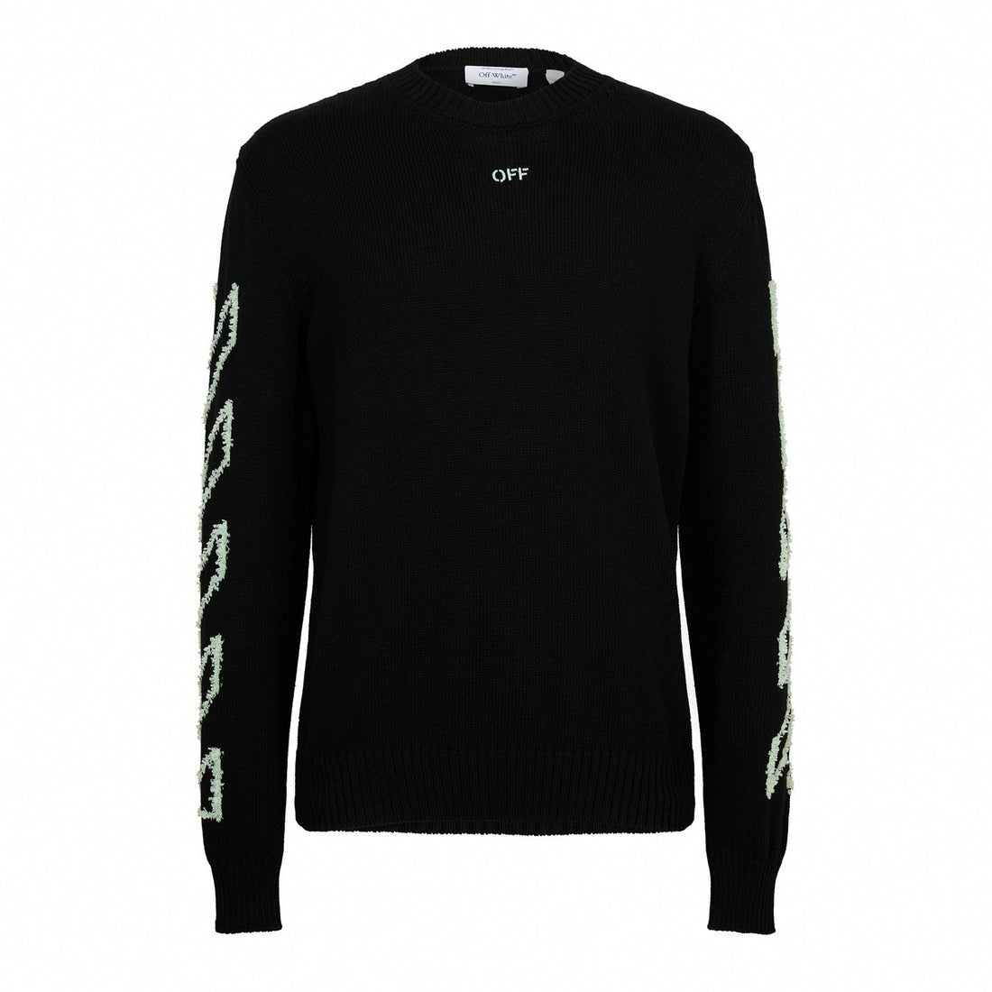 Diagonal Arrow Crew Neck Jumper