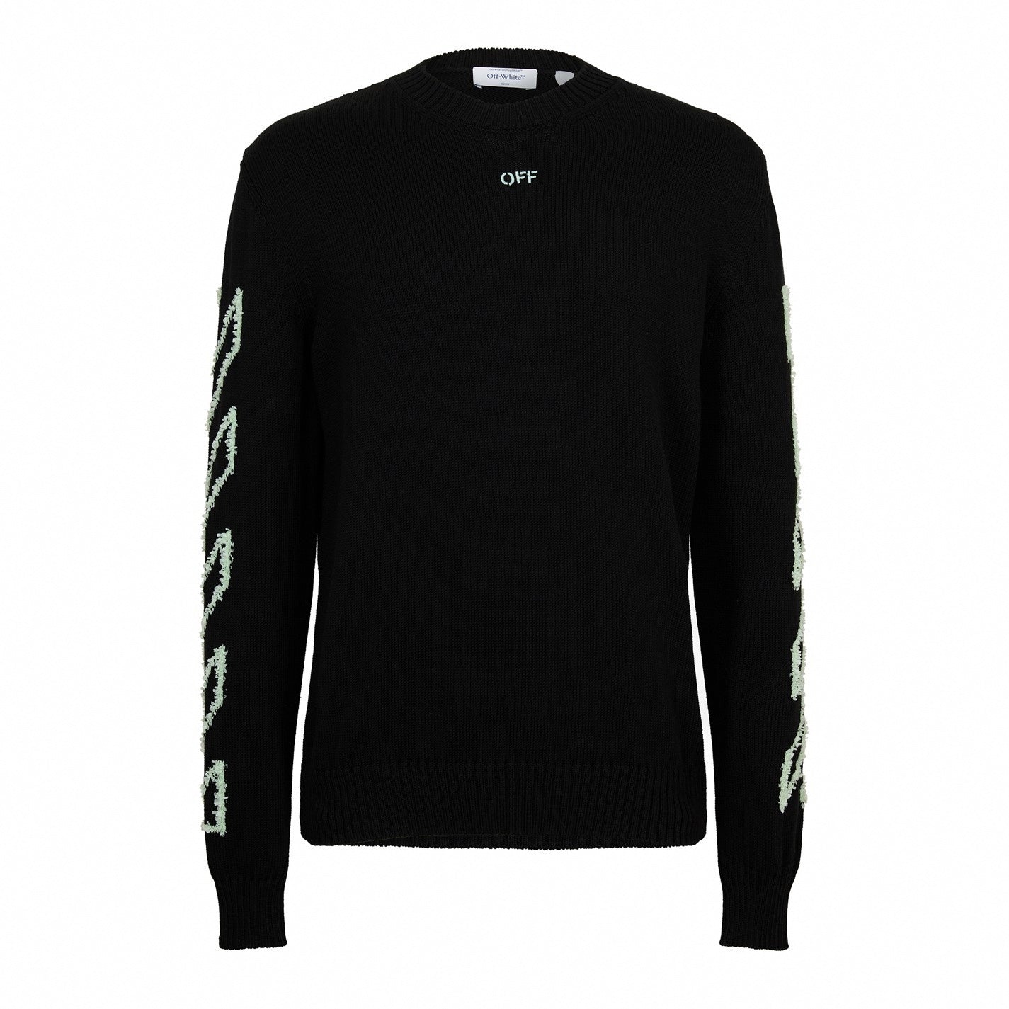 Off-White Diagonal Arrow Crew Neck Jumper