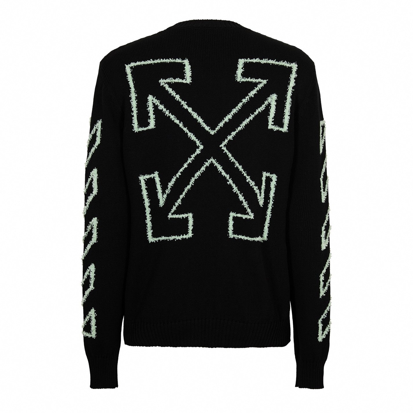 Off-White Diagonal Arrow Crew Neck Jumper - image 2