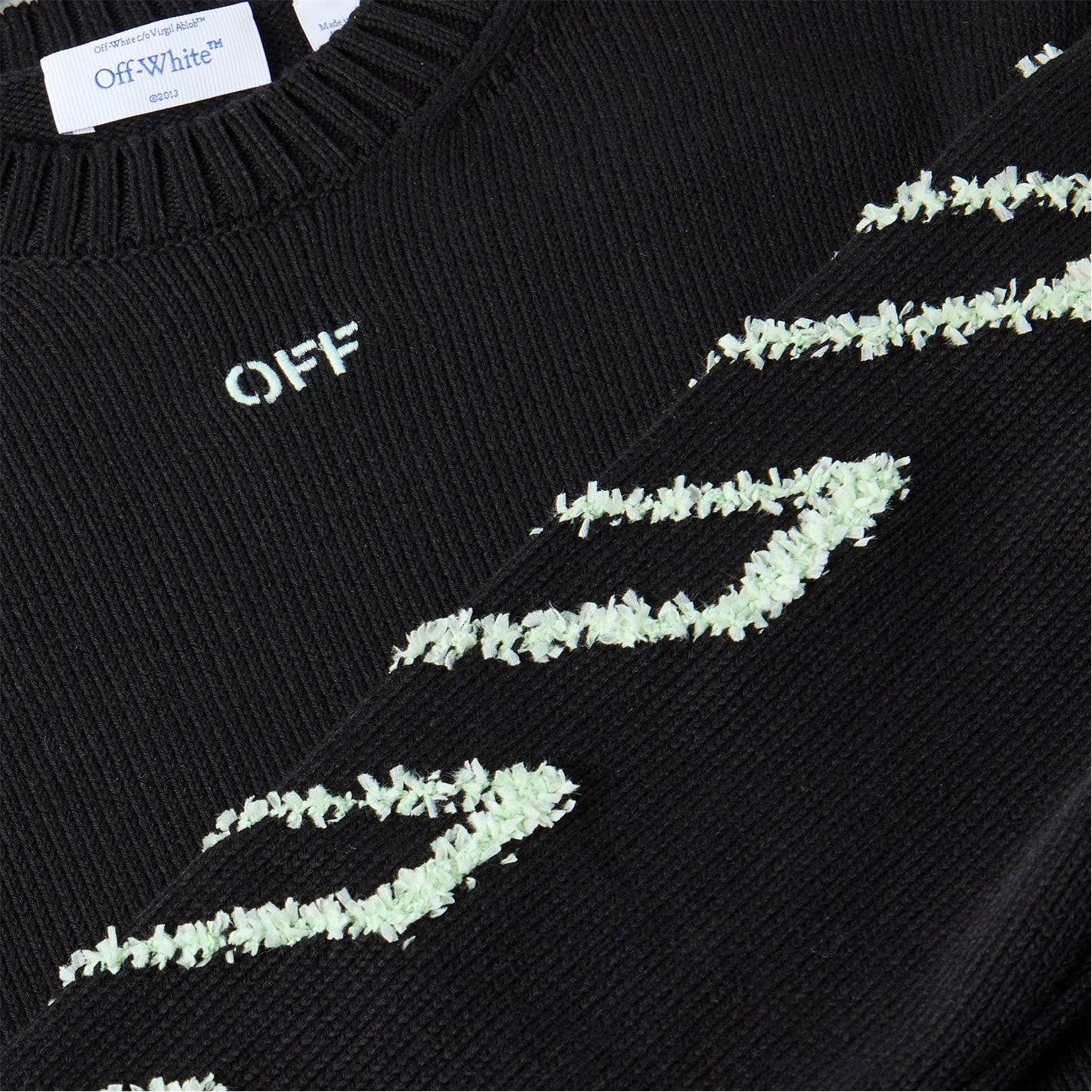 Off-White Diagonal Arrow Crew Neck Jumper - image 3