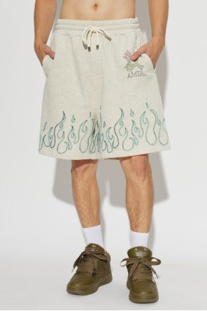 Amiri Men’s Grey Logo Shorts - image 2