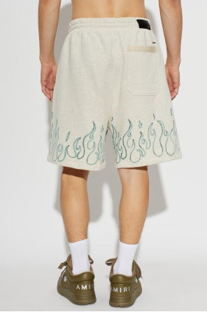 Amiri Men’s Grey Logo Shorts - image 4