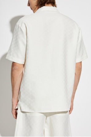 Gucci Men’s White Shirt with GG pattern - image 4