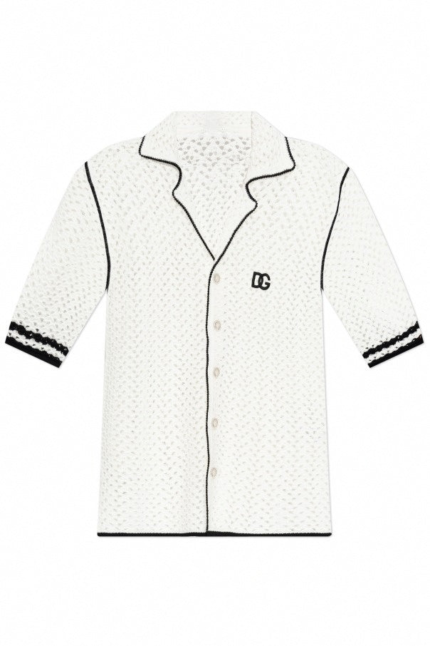 Dolce & Gabbana Men’s White Short-Sleeve Shirt