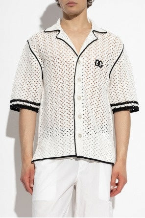 Dolce & Gabbana Men’s White Short-Sleeve Shirt - image 3