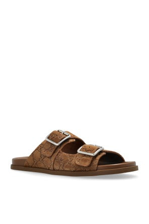 Gucci Men’s Brown Suede Slides - image 4