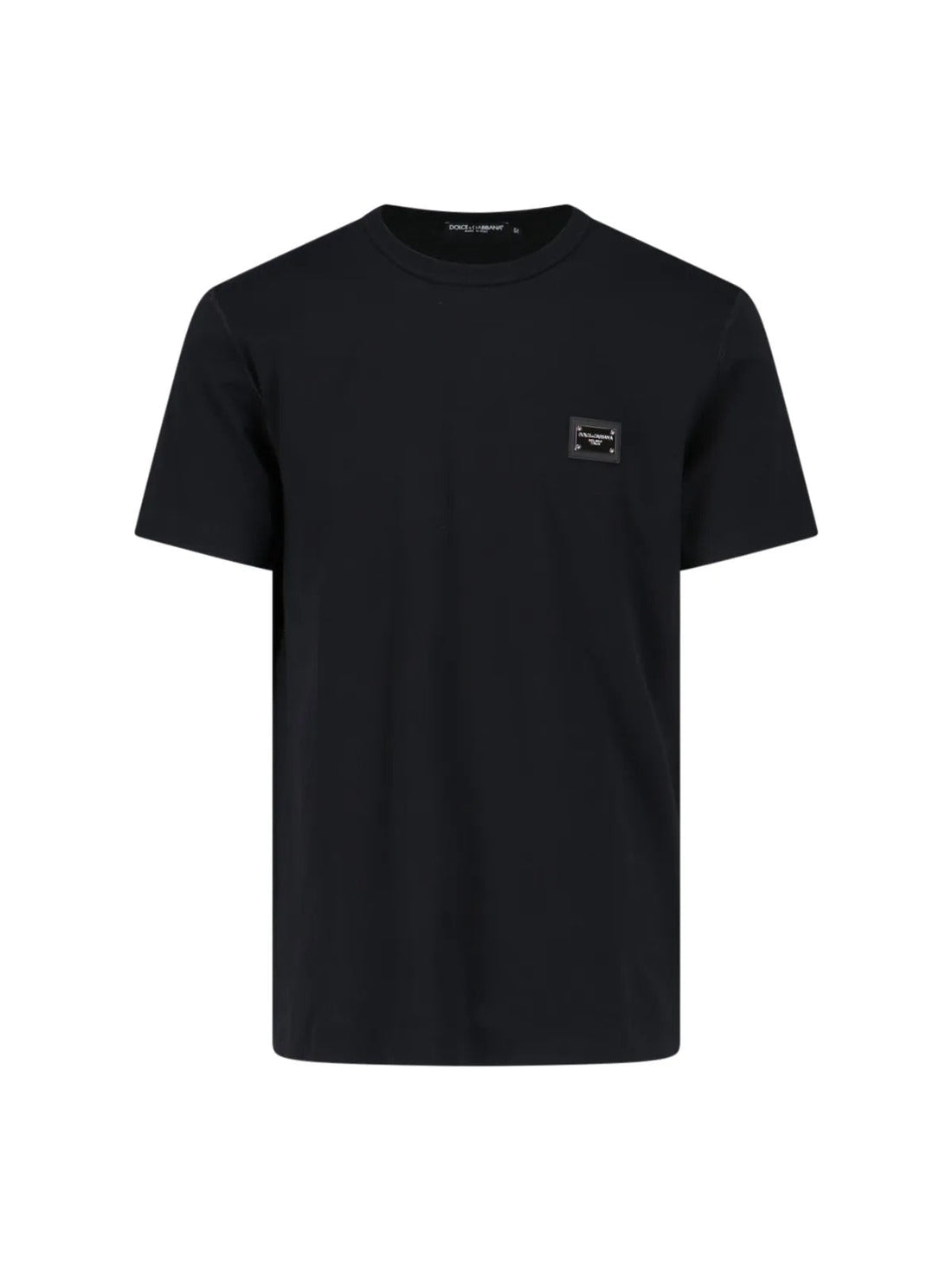 Logo Plaque Crewneck T-Shirt