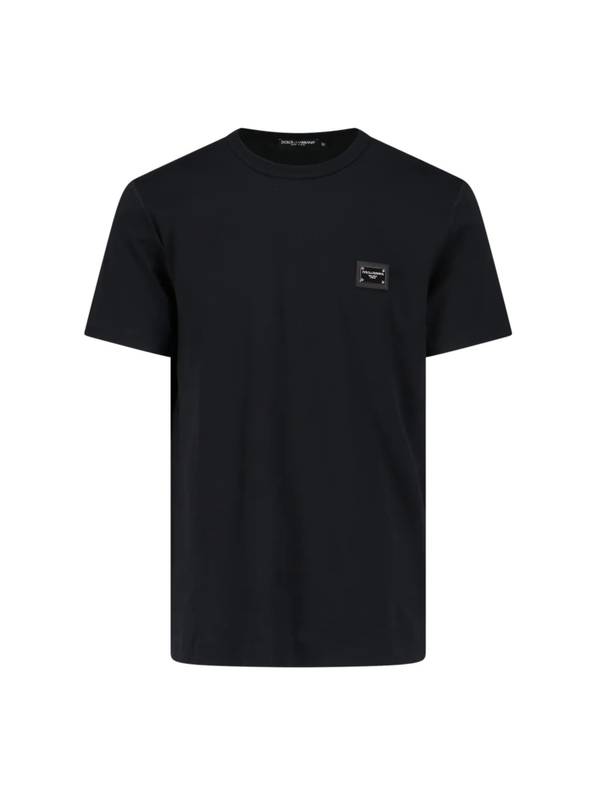 Dolce & Gabbana Logo Plaque Crewneck T-Shirt
