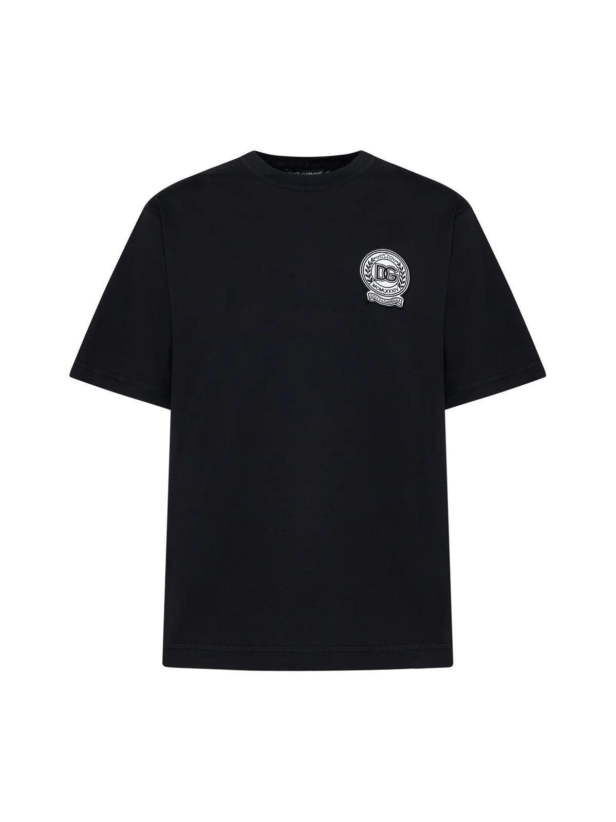 Dolce & Gabbana Logo Patch Crewneck T-Shirt