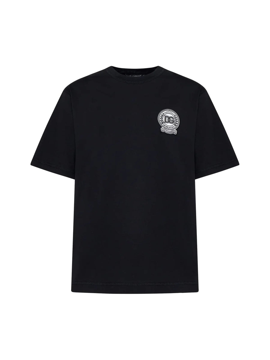 Dolce & Gabbana Logo Patch Crewneck T-Shirt