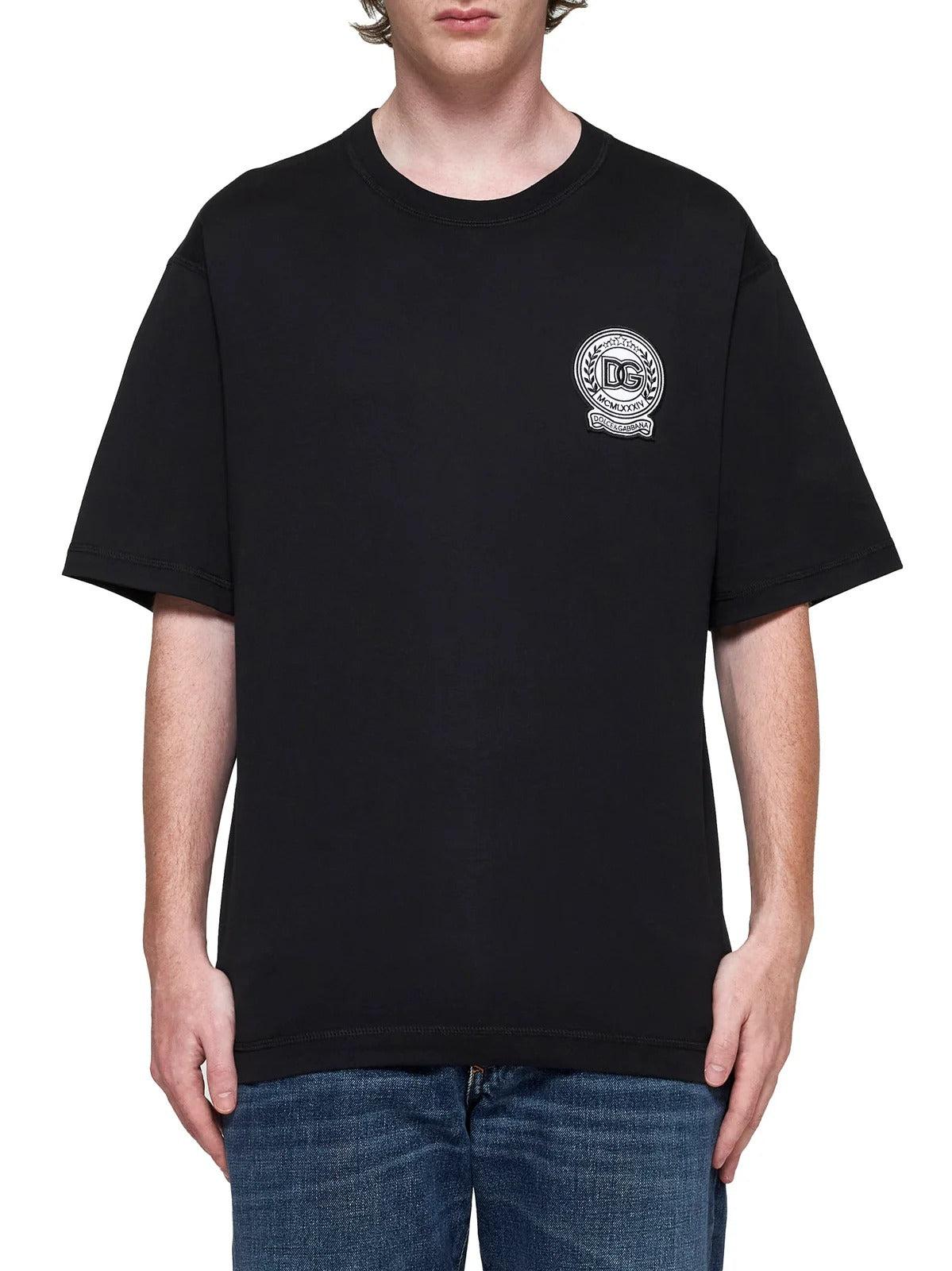 Dolce & Gabbana Logo Patch Crewneck T-Shirt - image 3