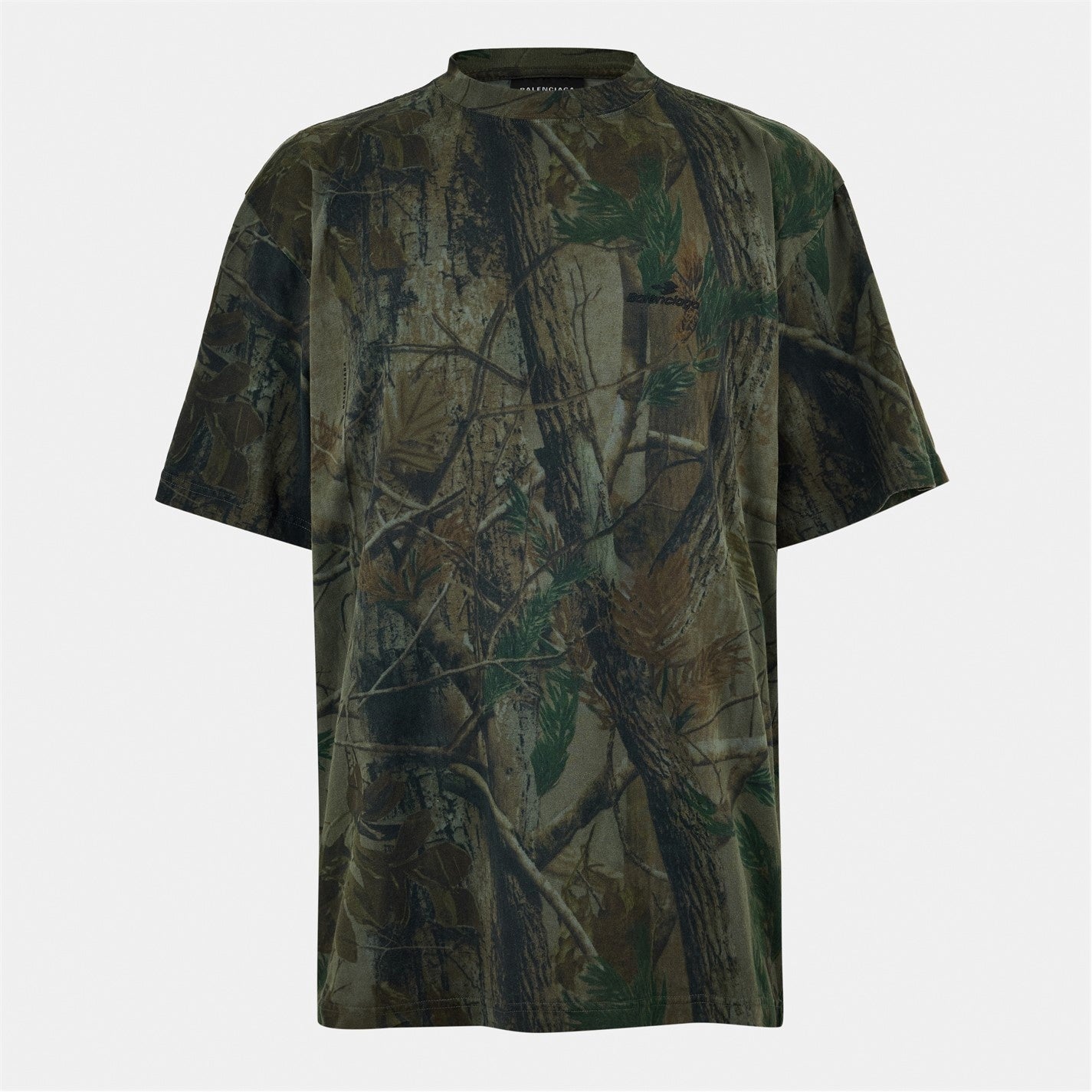 Balenciaga Bal Sport Camouflage Logo T-Shirt – Green - image 2