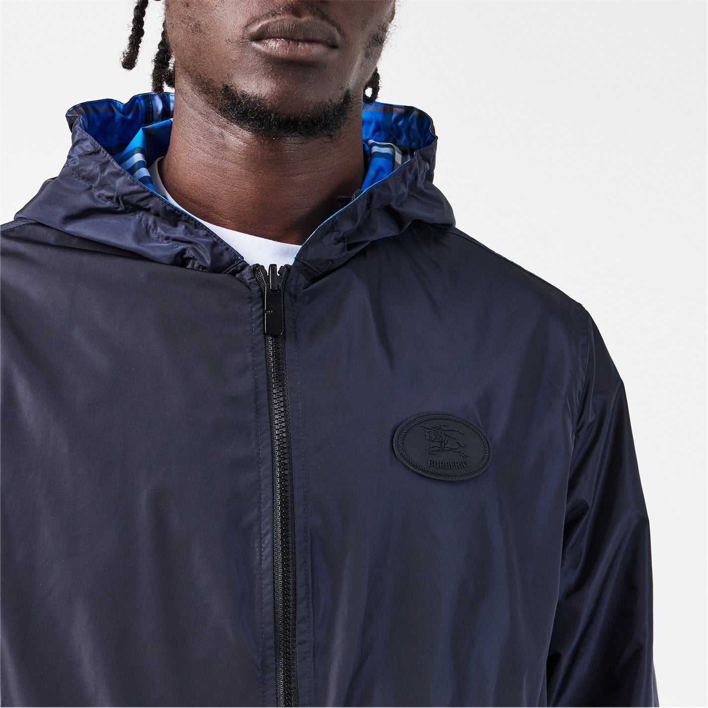 Burberry Newport Reversible Lightweight Windbreaker – Ink Blue - image 5