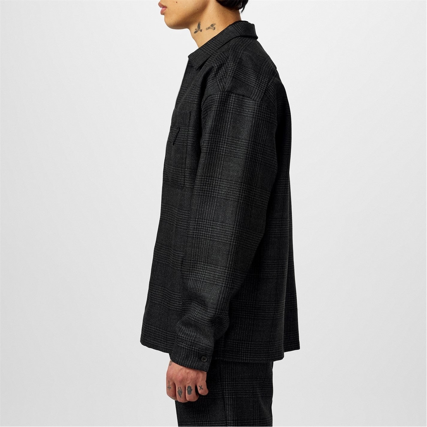 Prada Check Wool Overshirt Jacket - image 5
