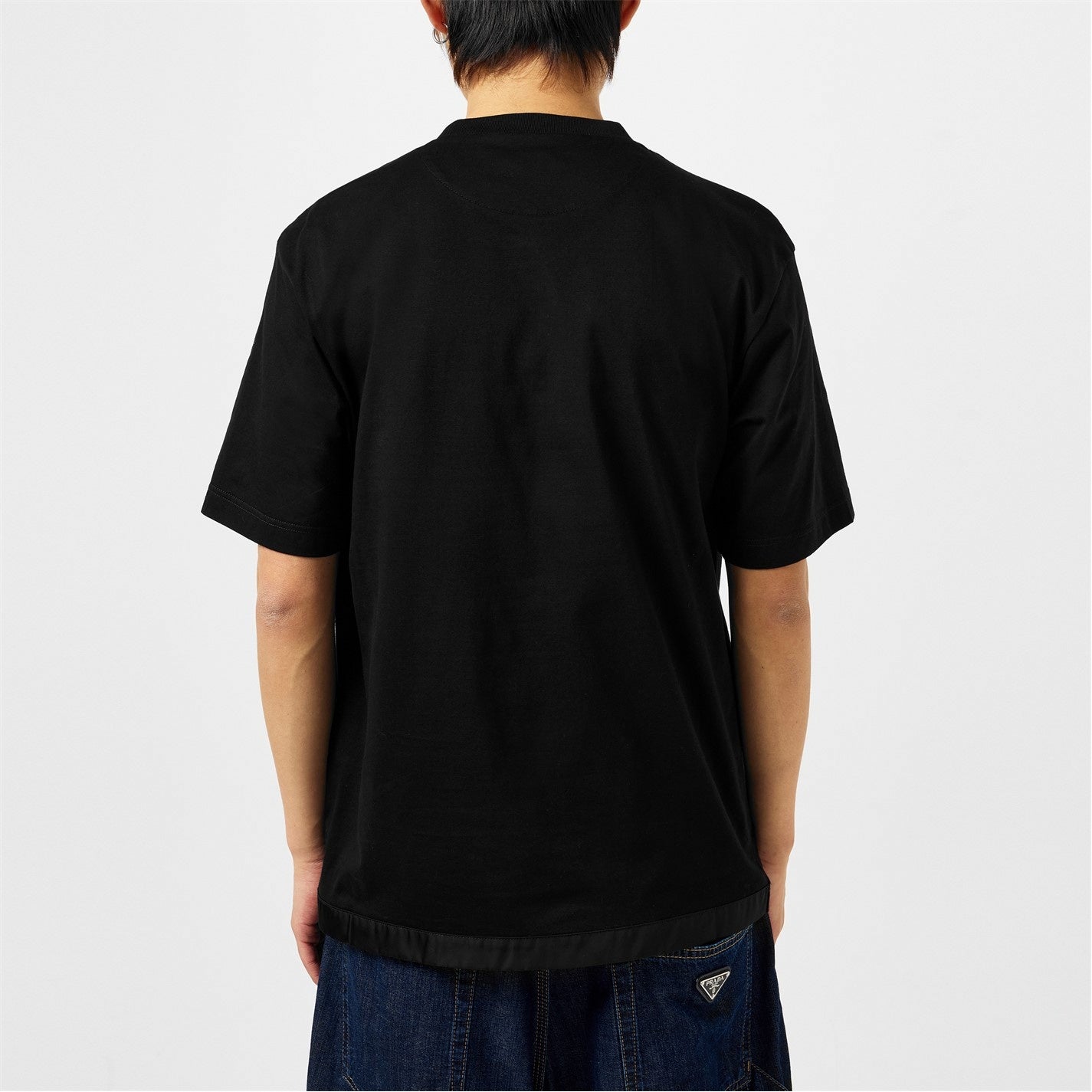 Prada Badge Pocket Cotton T-Shirt - image 5