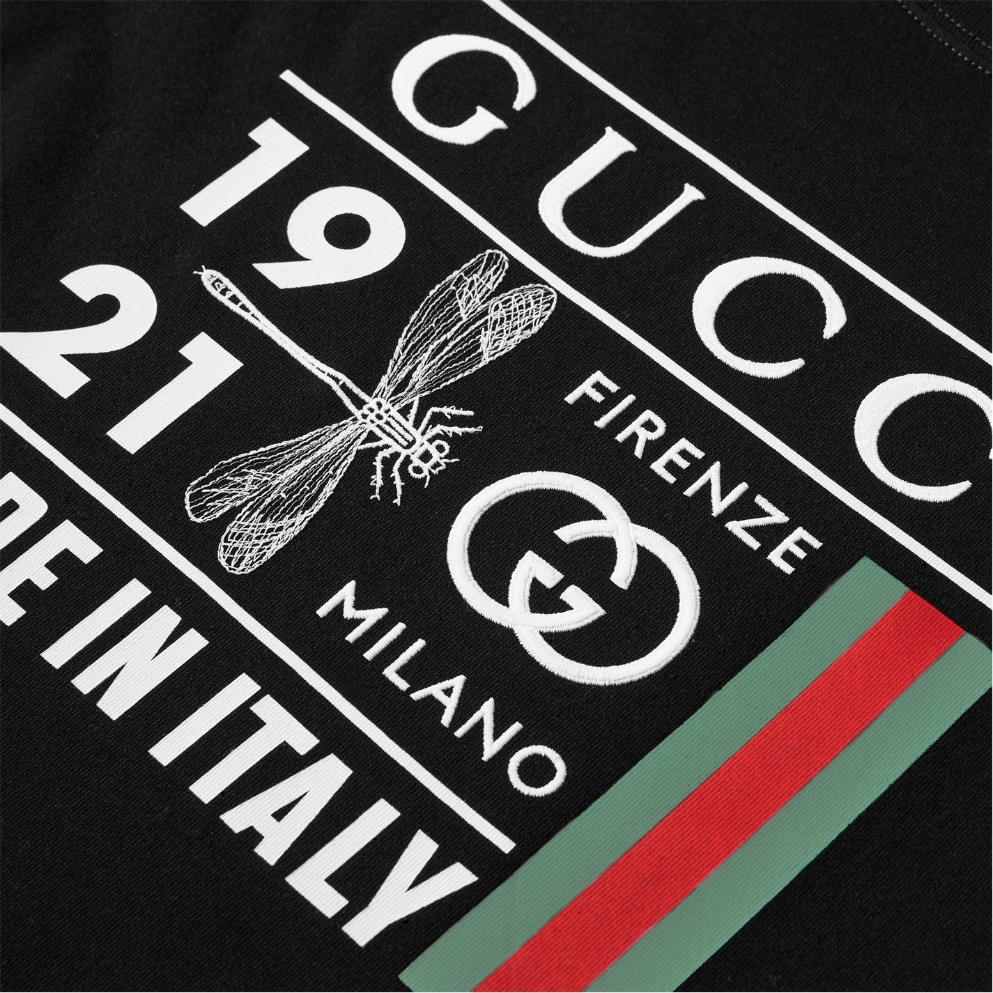 Gucci Firenze Milano Graphic Cotton T-Shirt - image 3