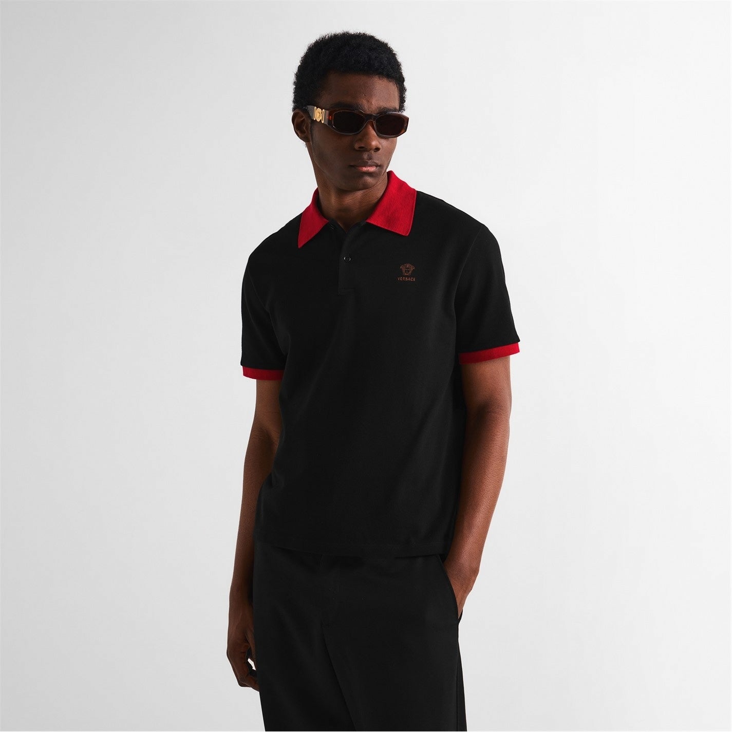 Versace Medusa Polo Shirt - image 4