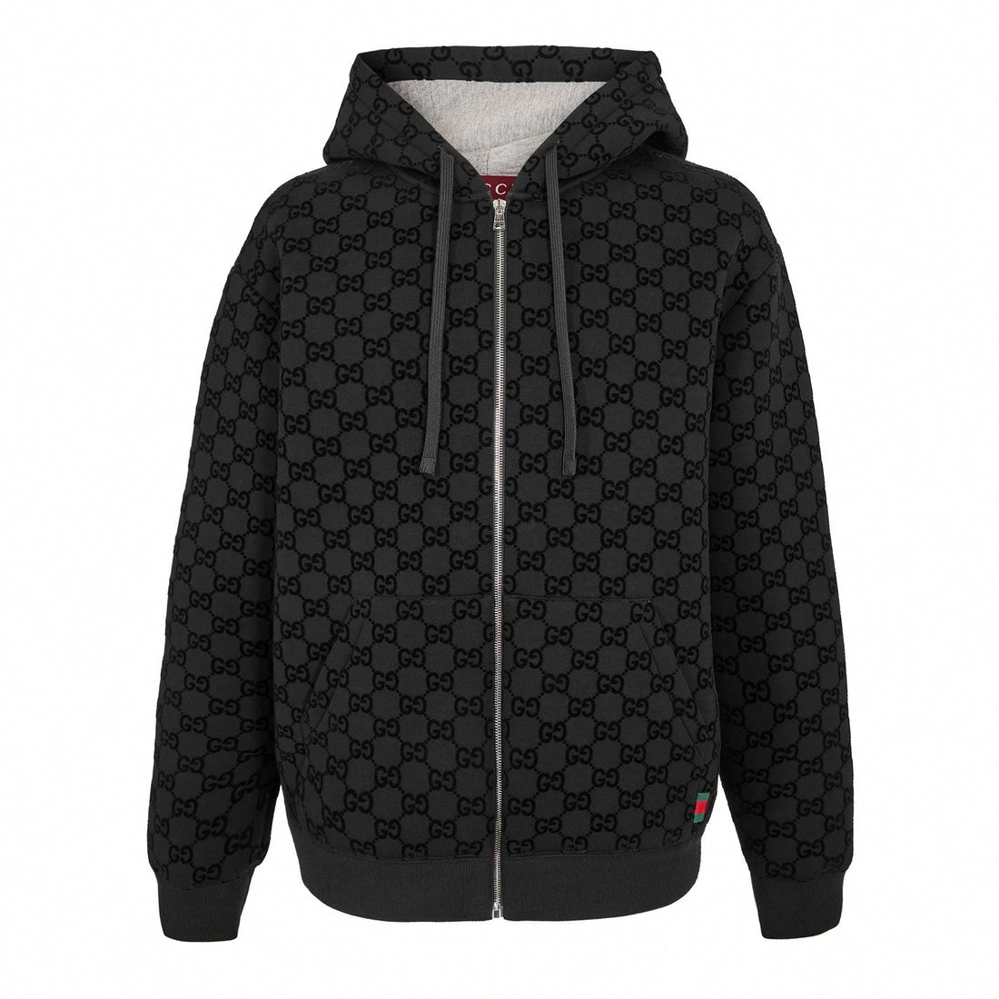GG Flock Zip Hoodie