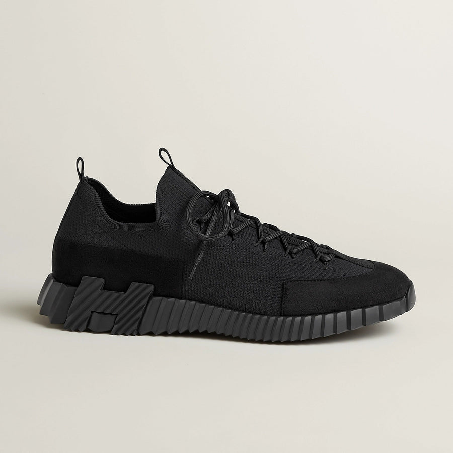 Hermes Lift Knit Slip-On Sneakers in Black