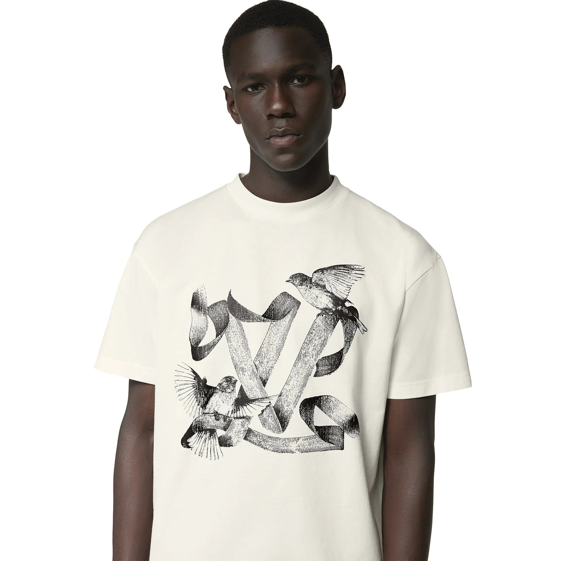 Louis Vuitton LV Birds Printed Cotton T-Shirt White - image 3