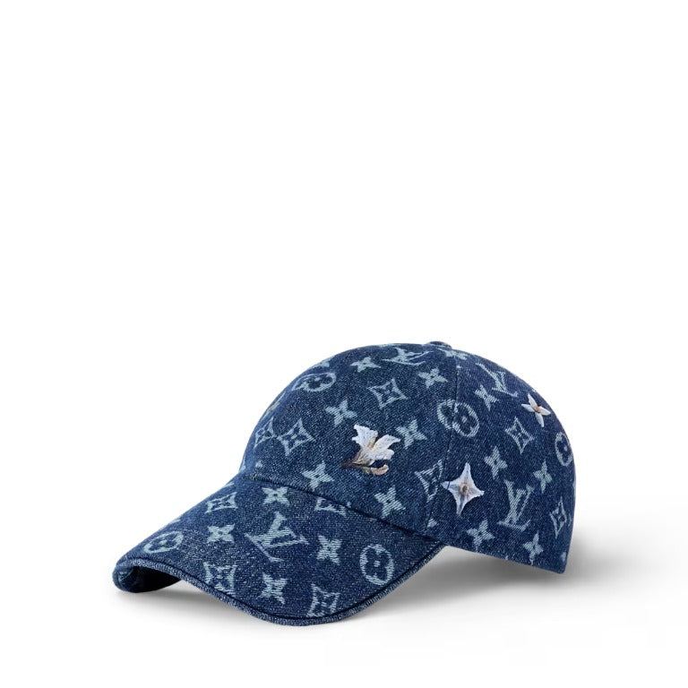 Louis Vuitton LV Monogram Flower Denim Cap - image 2