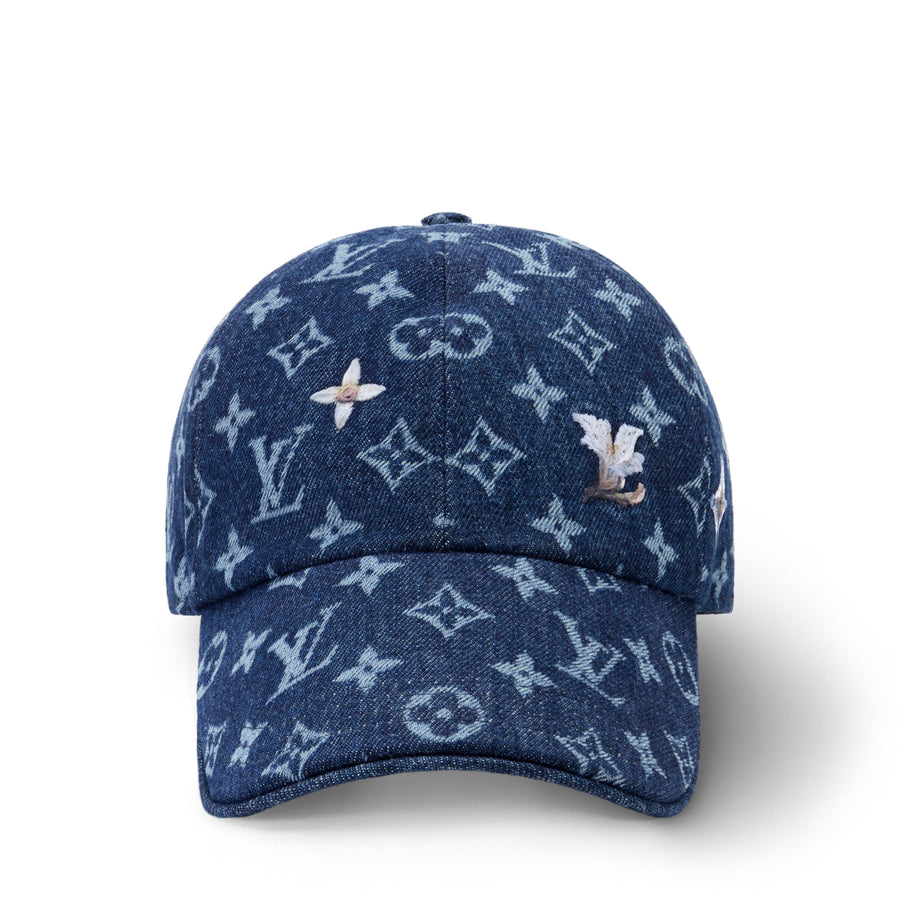 Louis Vuitton LV Monogram Flower Denim Cap
