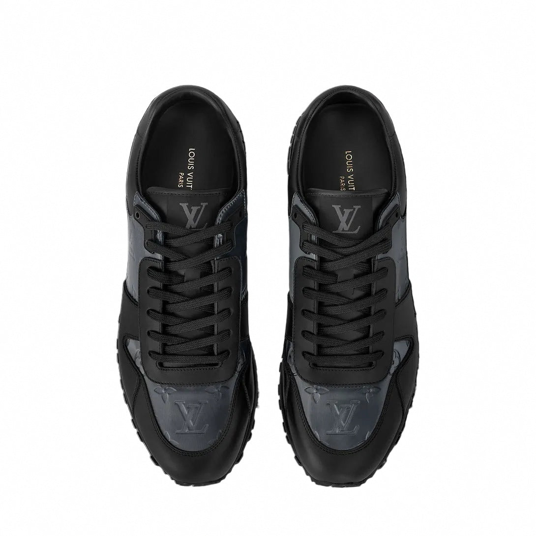 Louis Vuitton Run Away Sneaker – Black Iridescent Monogram - image 4