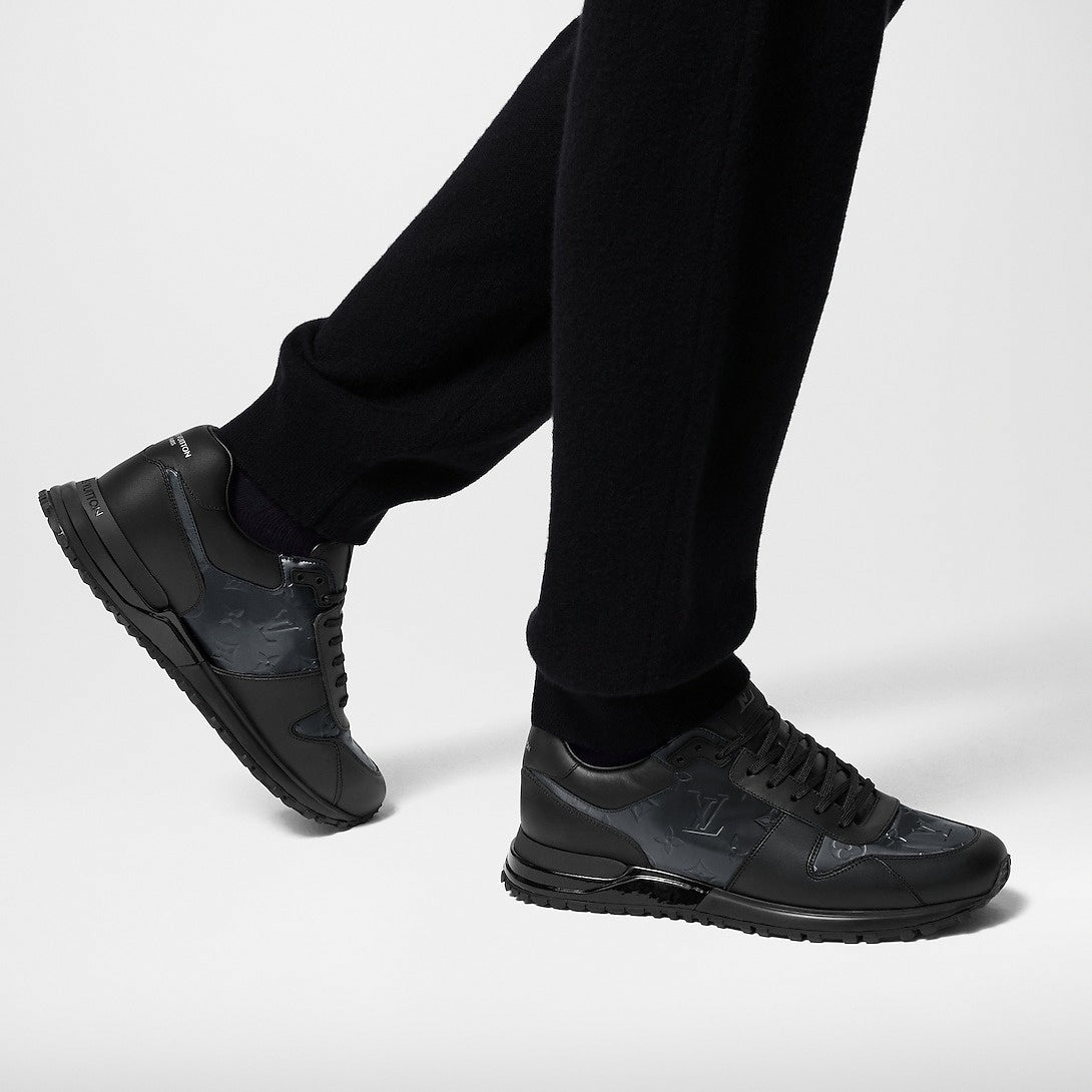 Louis Vuitton Run Away Sneaker – Black Iridescent Monogram - image 7