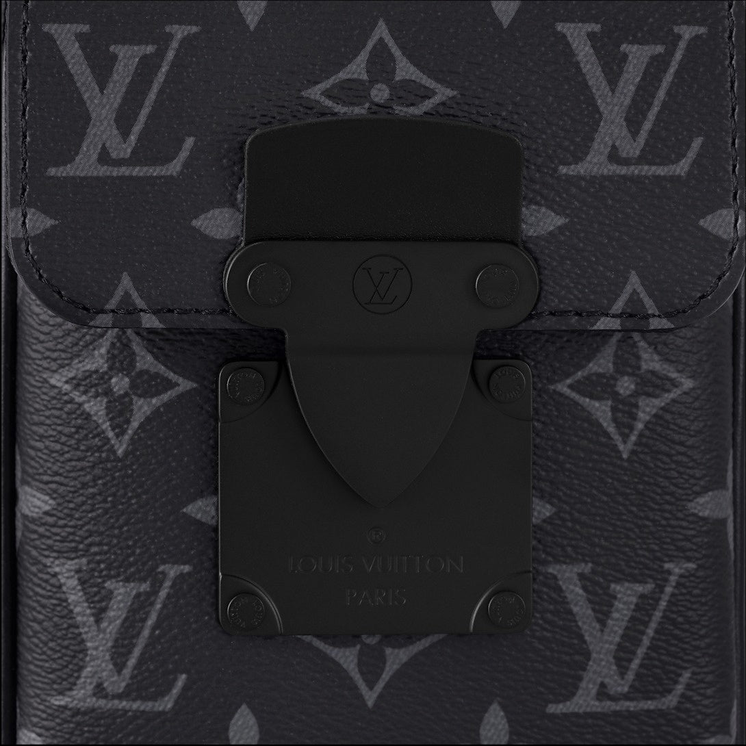 Louis Vuitton Monogram Eclipse Mini Utility Crossbody Bag (Black/Grey) - image 3