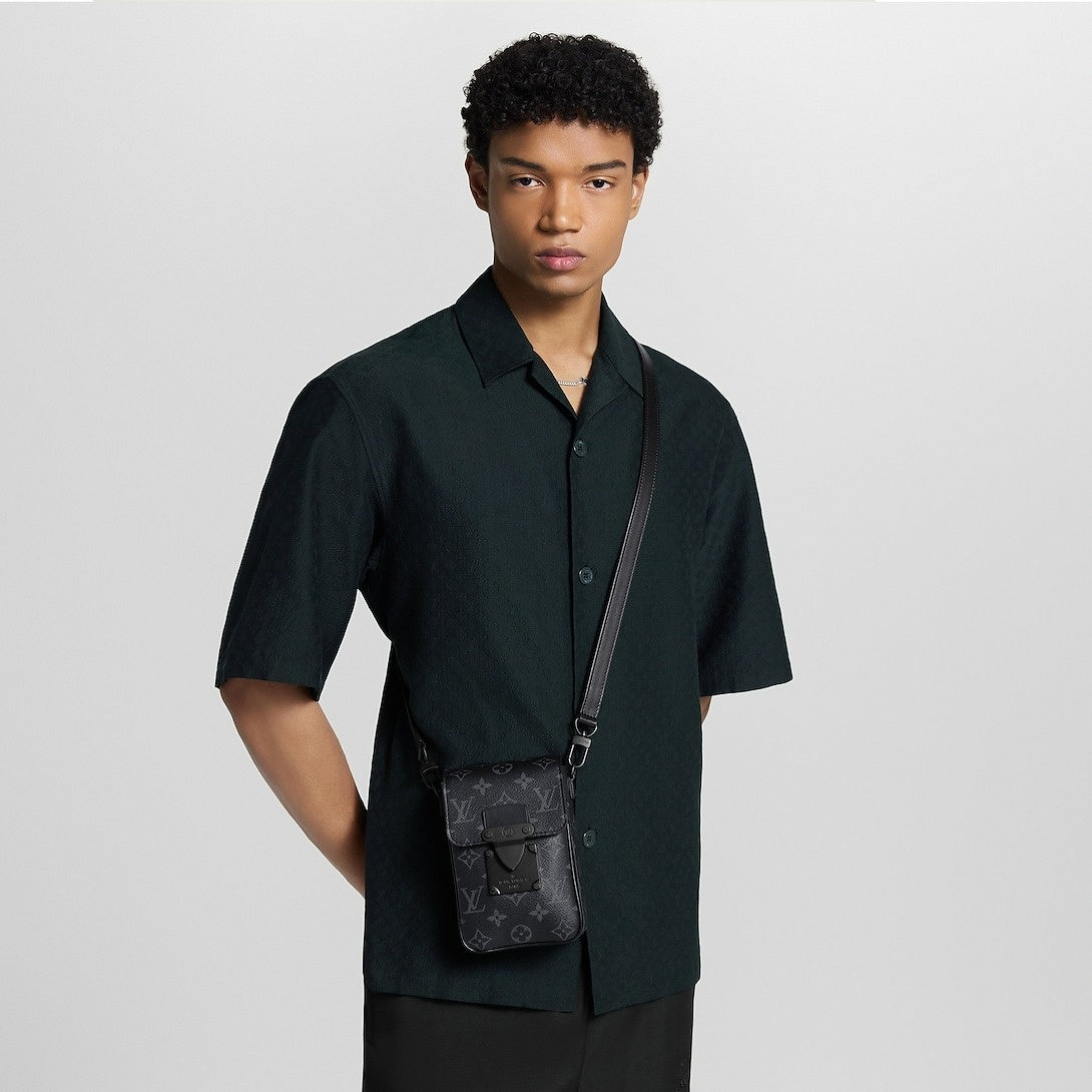 Louis Vuitton Monogram Eclipse Mini Utility Crossbody Bag (Black/Grey) - image 5