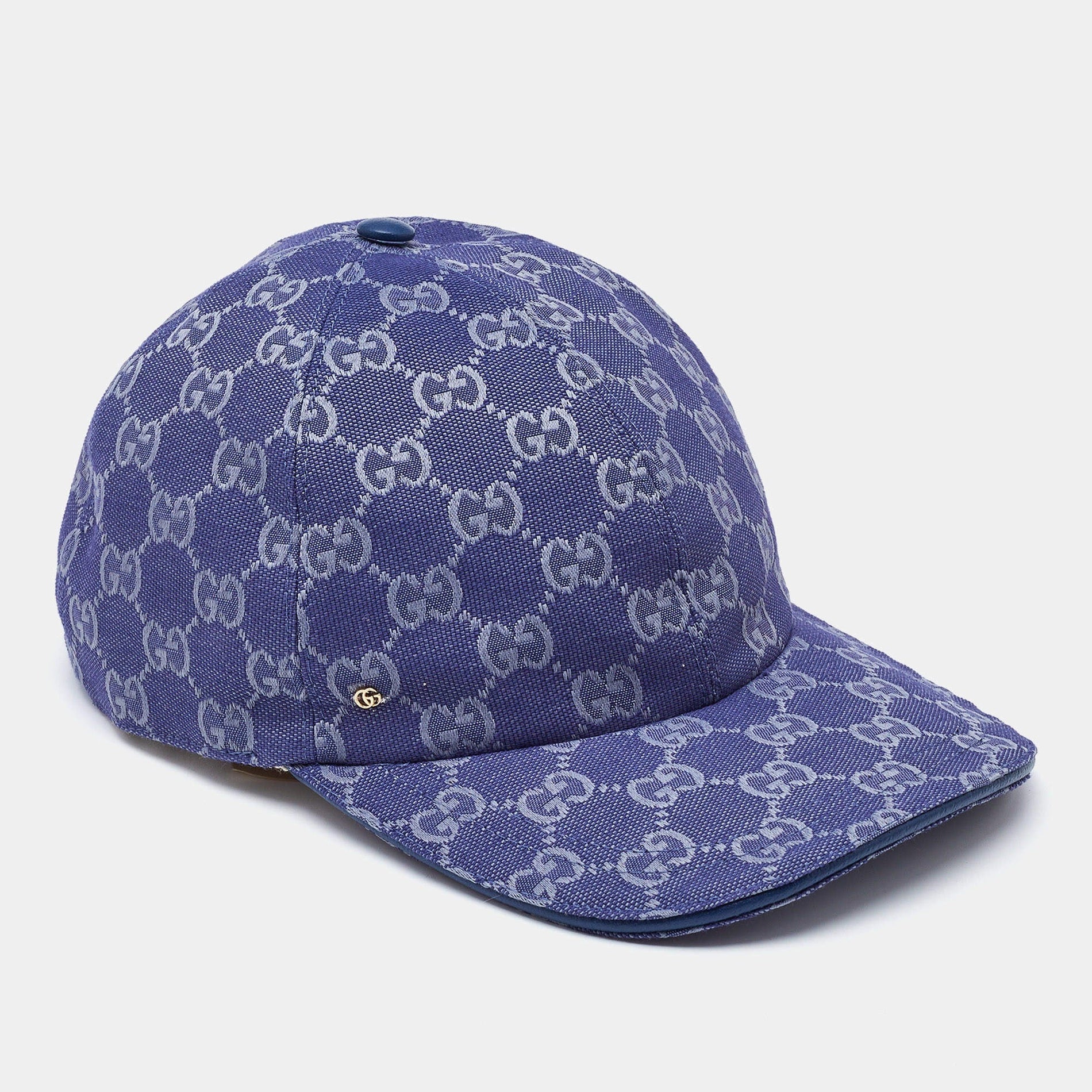 Gucci Blue GG Canvas Baseball Cap