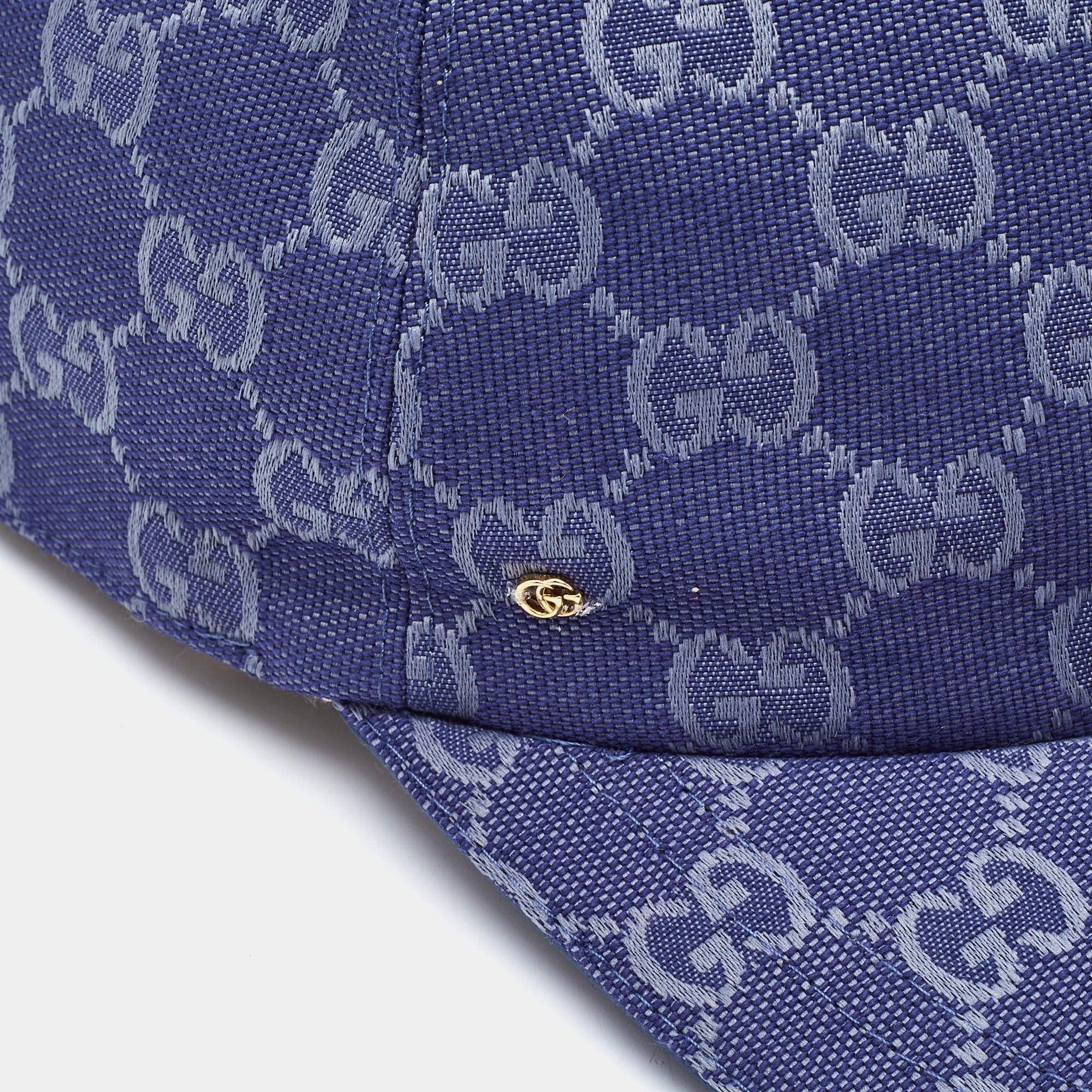 Gucci Blue GG Canvas Baseball Cap - image 3