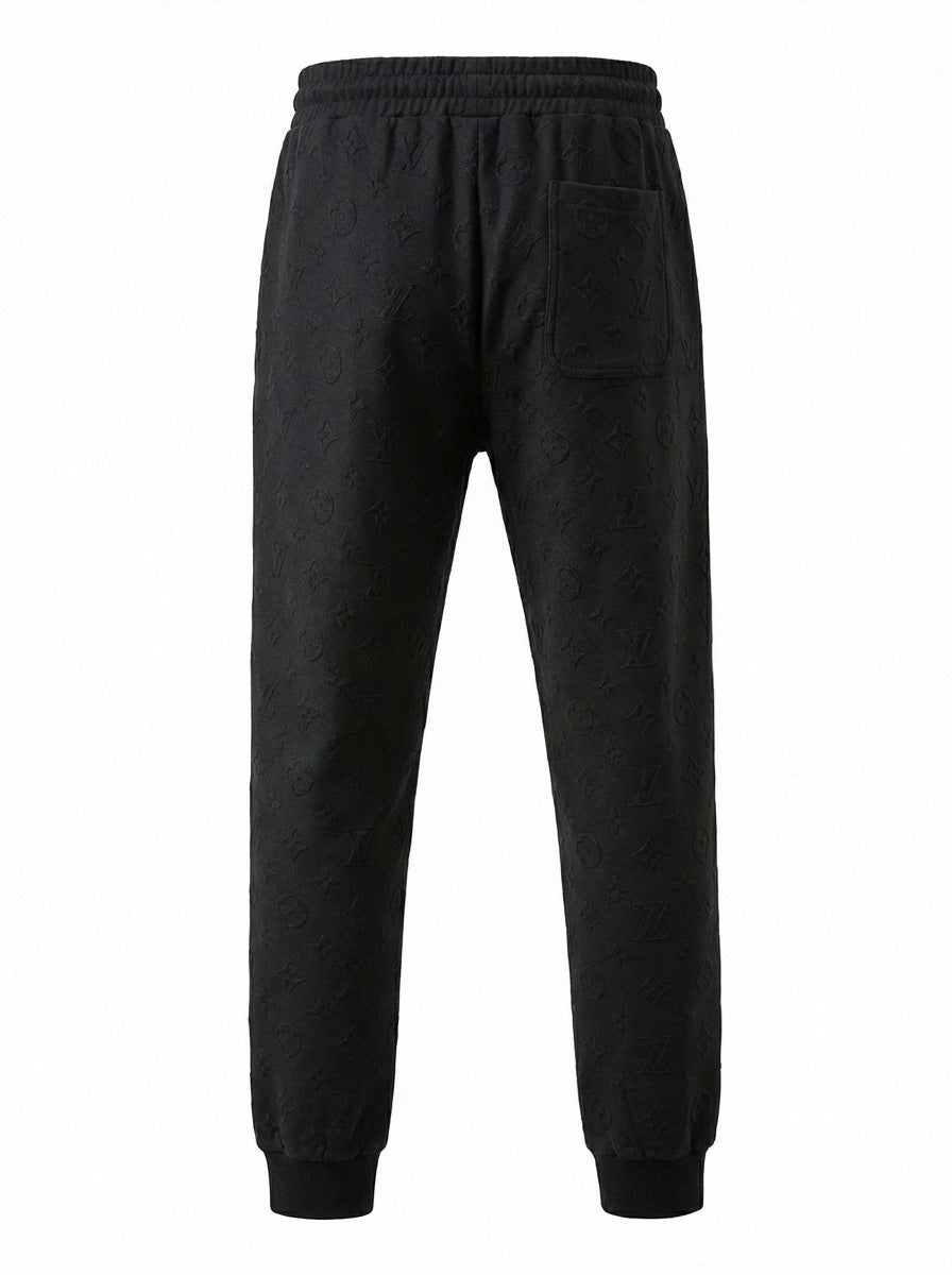Louis Vuitton Premium Black Embossed Monogram Tracksuit Set - image 3