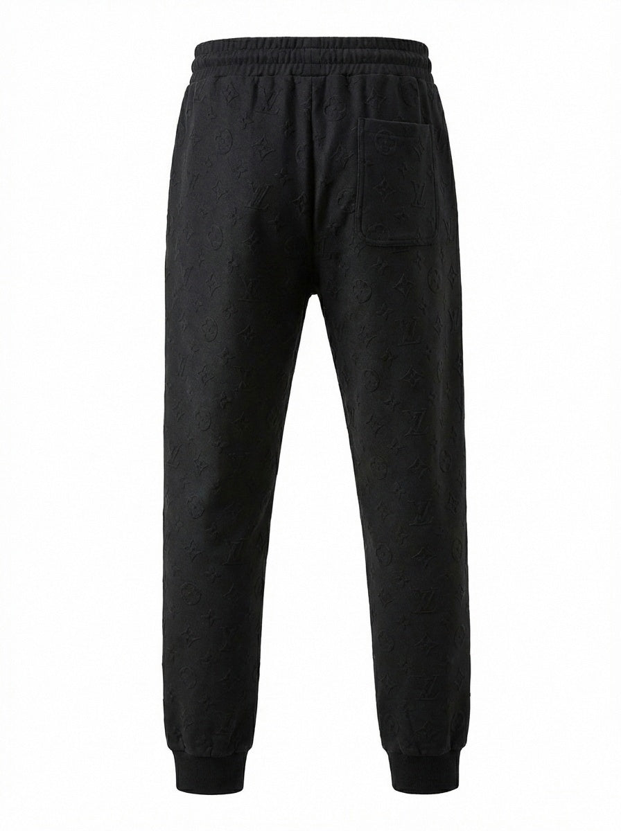 Louis Vuitton Premium Black Embossed Monogram Tracksuit Set - image 4
