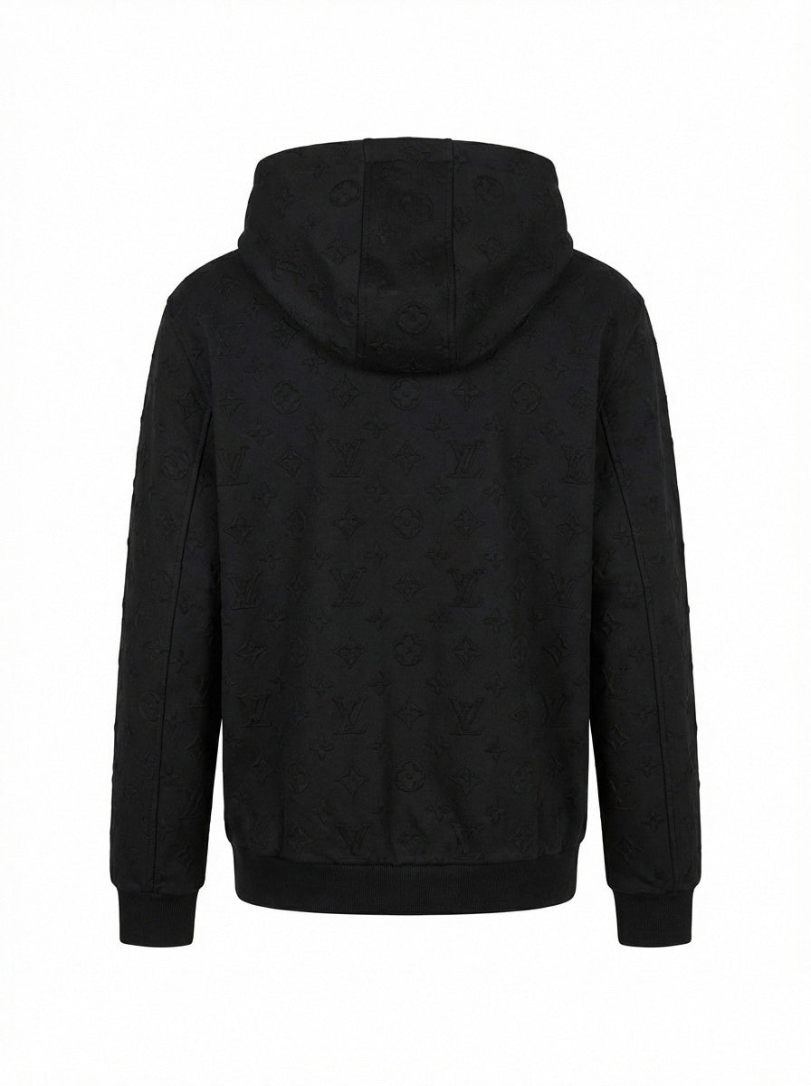Louis Vuitton Premium Black Embossed Monogram Tracksuit Set - image 2