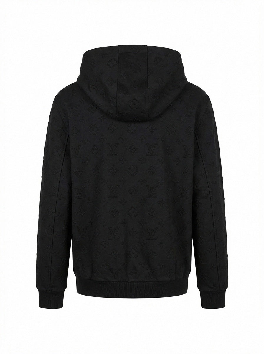 Louis Vuitton Premium Black Embossed Monogram Tracksuit Set - image 2