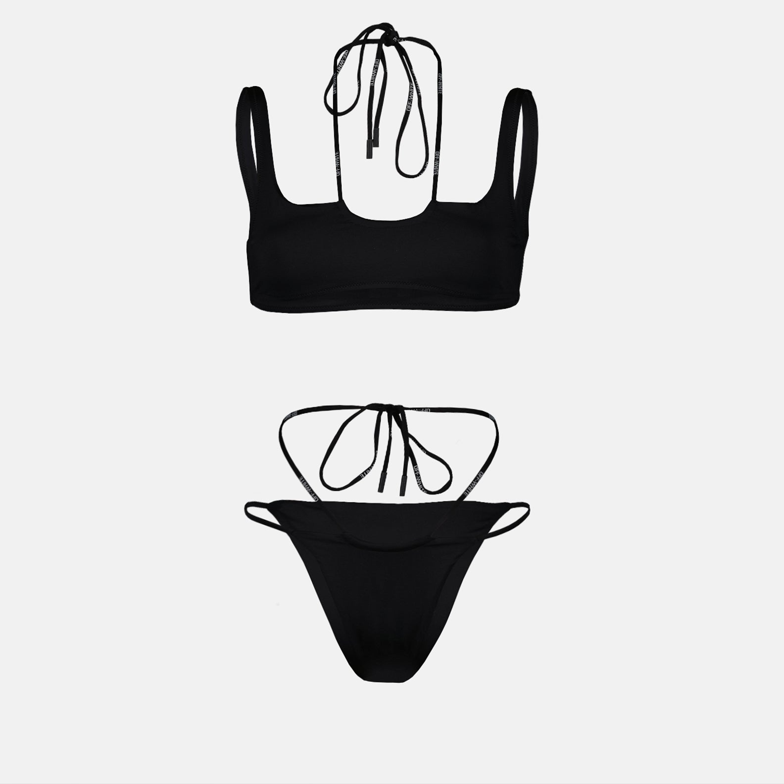 Off-White Cross Coulisse Swimwear