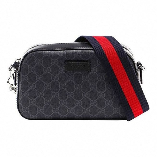 Gucci Black Canvas Crossbody Bag - image 2