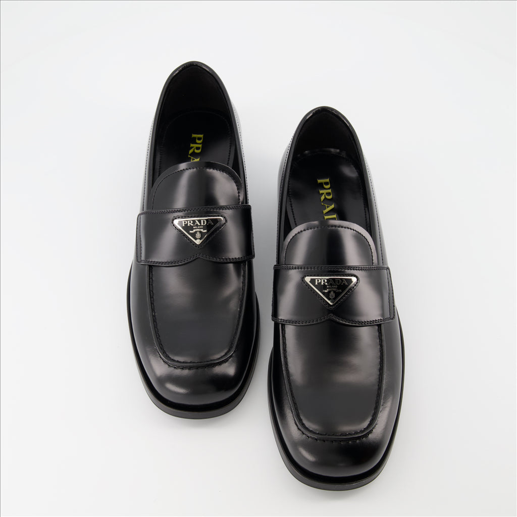 Prada Triangle Logo Loafers - image 6