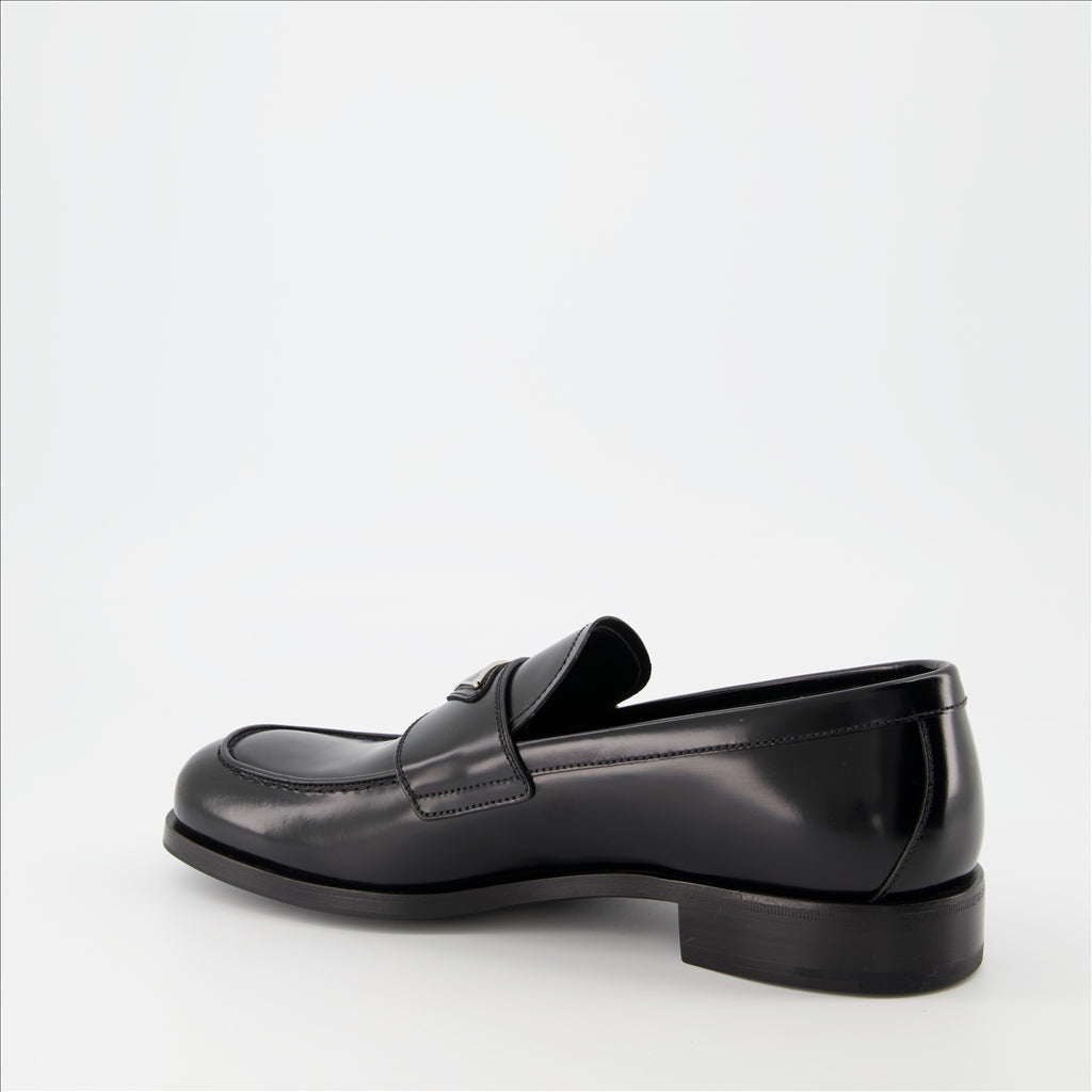 Prada Triangle Logo Loafers - image 3