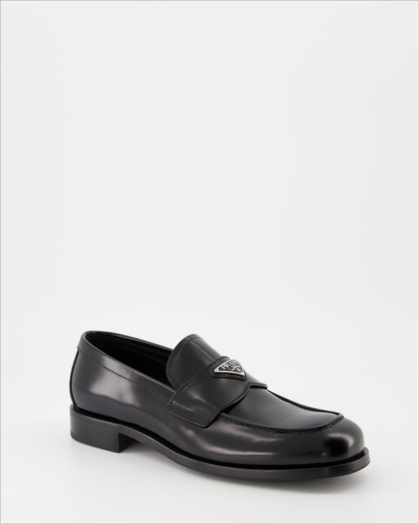 Prada Triangle Logo Loafers - image 2