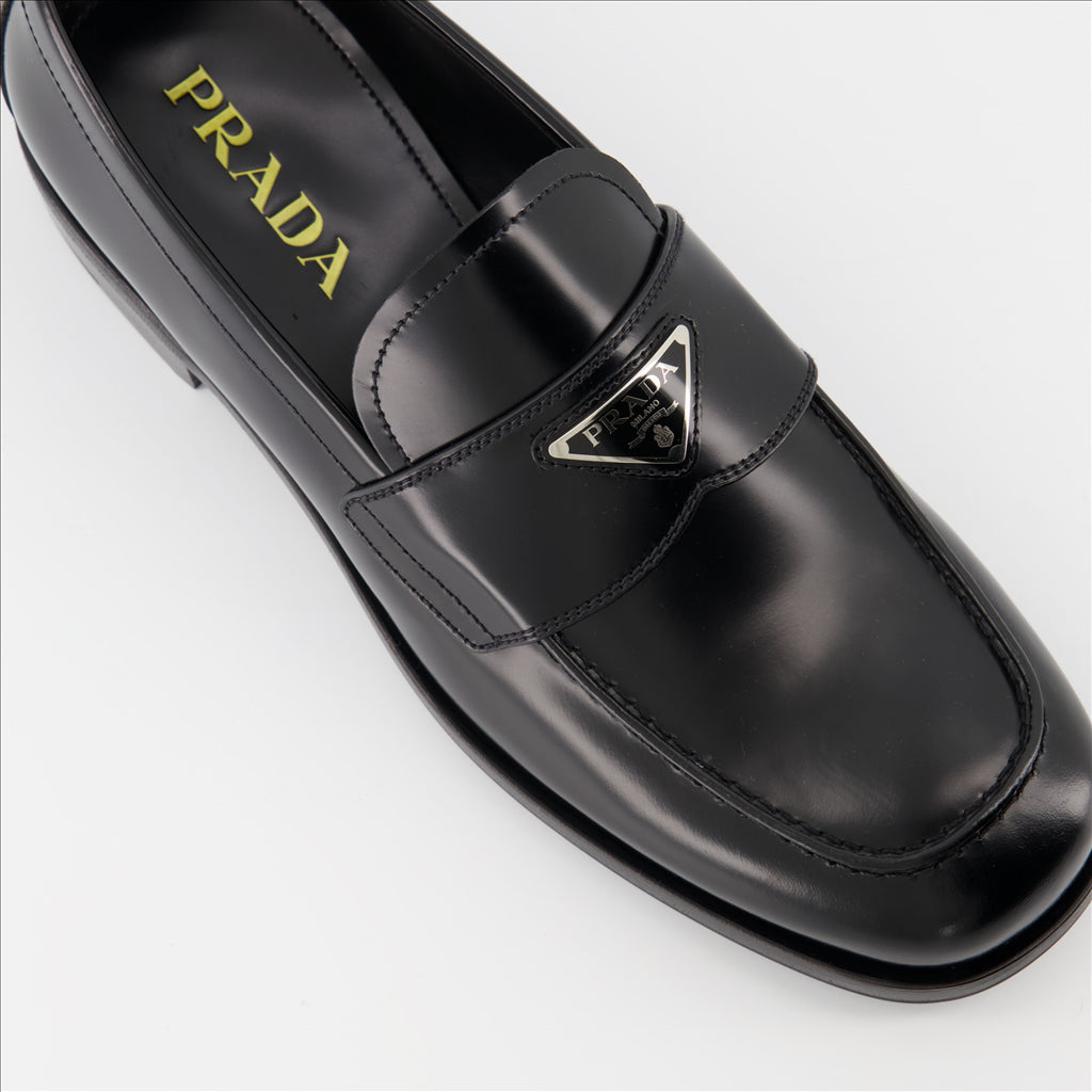Prada Triangle Logo Loafers - image 5