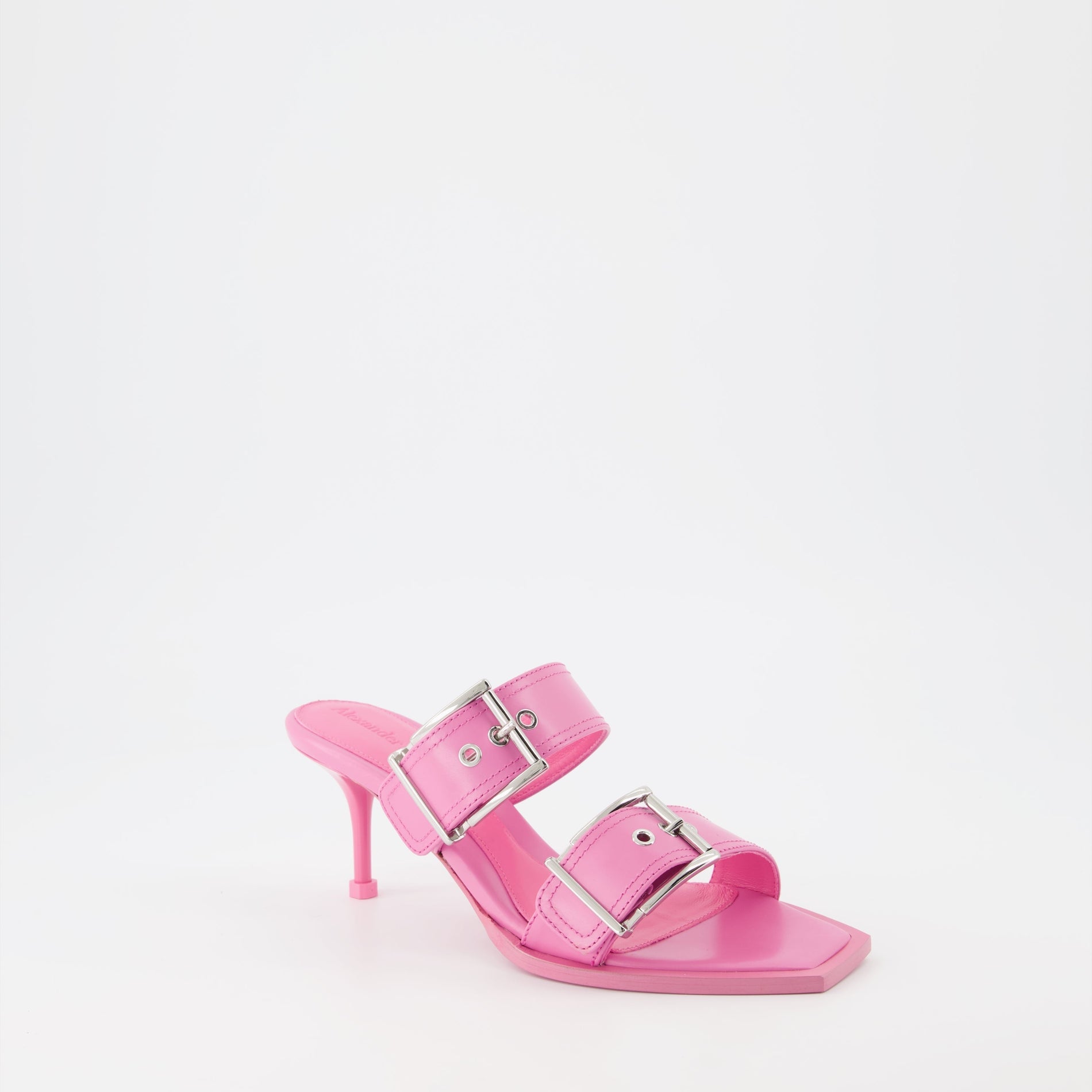 Alexander McQueen Double Buckle Mule Sandals - image 2