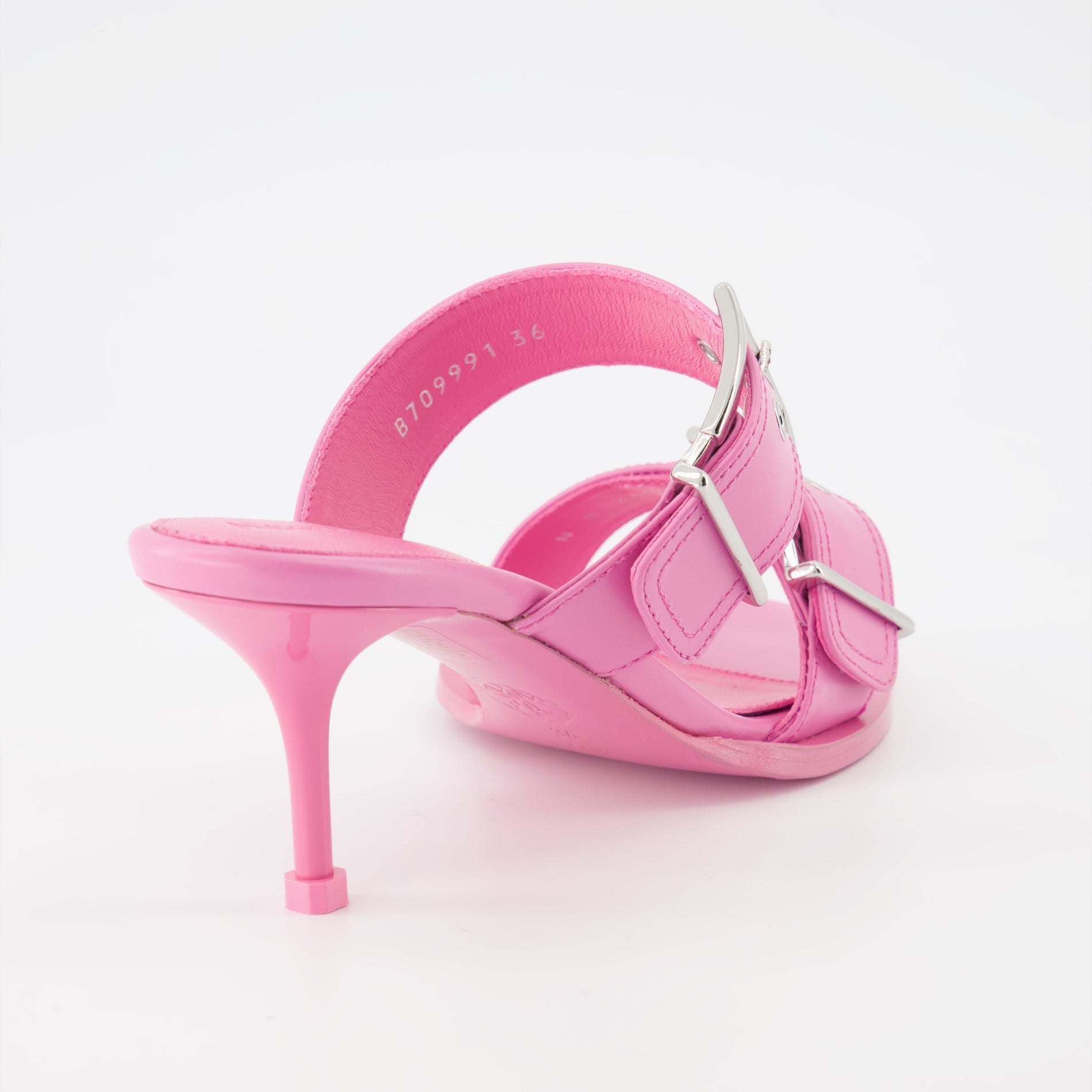 Alexander McQueen Double Buckle Mule Sandals - image 4