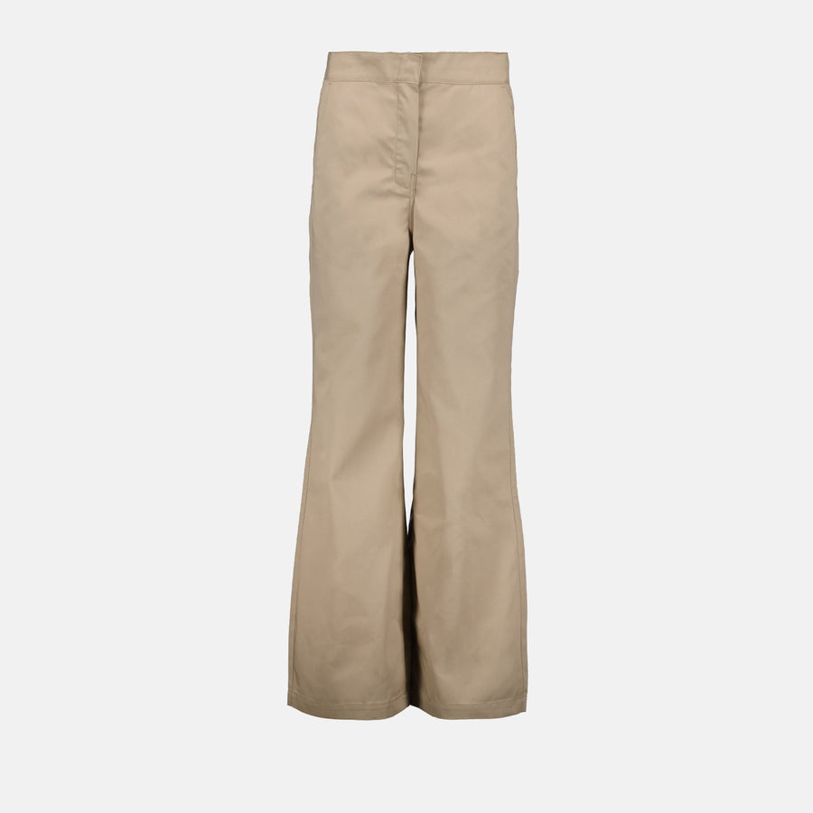 Palm Angels Wide-Leg Tailored Chino Trousers