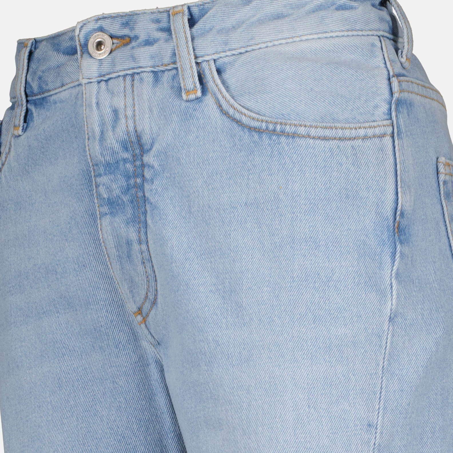 Off-White Distressed Flared Bleach-Wash Jeans - image 3