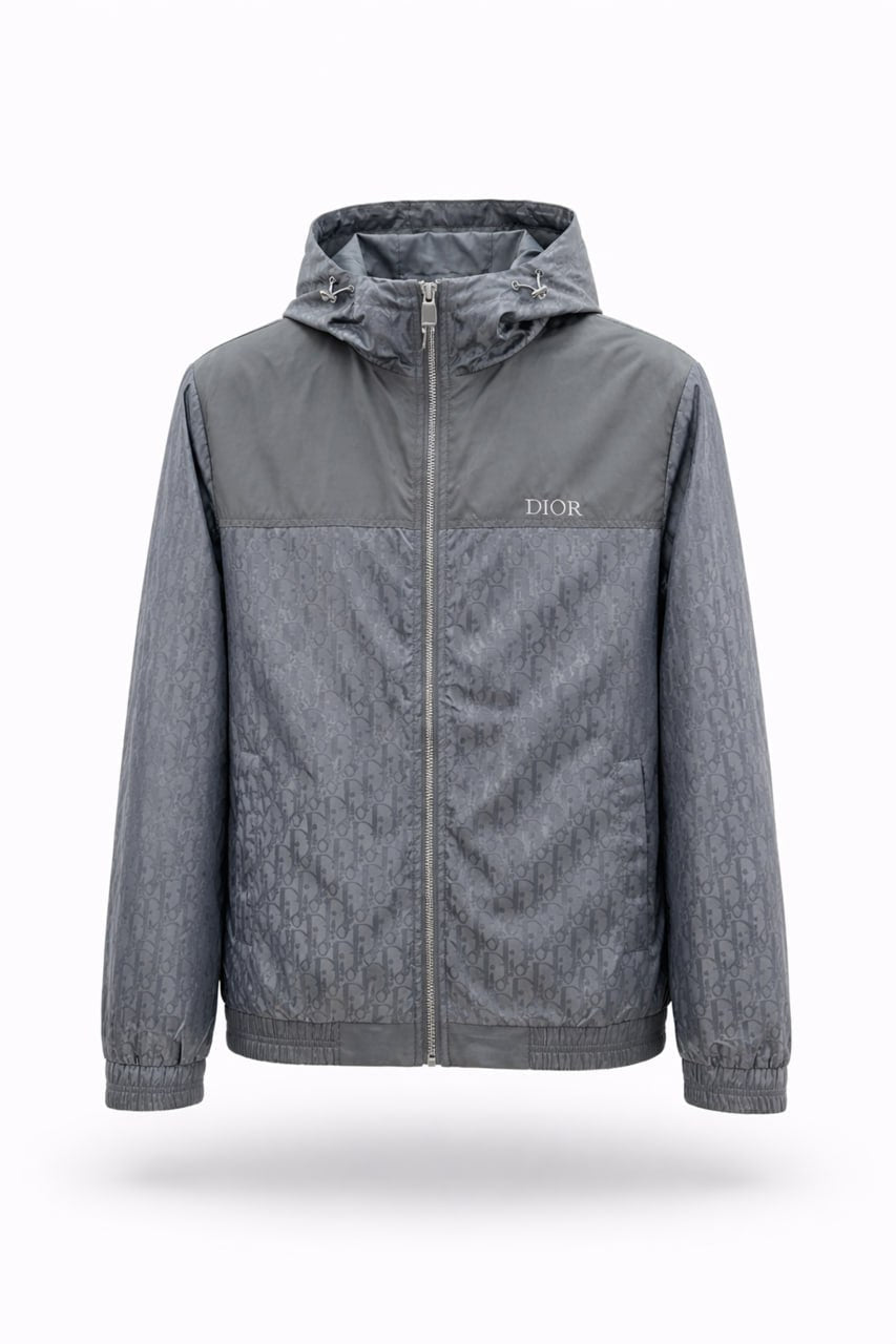 Dior Dior Oblique Hooded Windbreaker Jacket