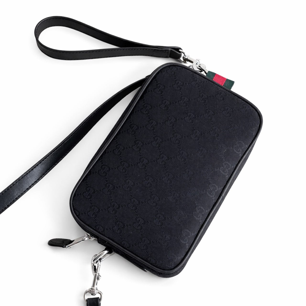 Gucci Canvas Minimalist Crossbody Bag (Black) - image 7